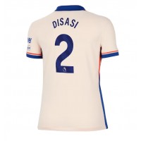 Camiseta Chelsea Axel Disasi #2 Visitante Equipación para mujer 2024-25 manga corta